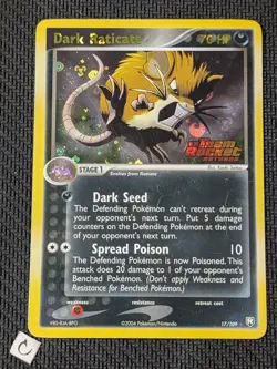 Dark Raticate 17/109 - ex Team Rocket Returns Stamped Reverse Holo Pokemon MP - Image 1