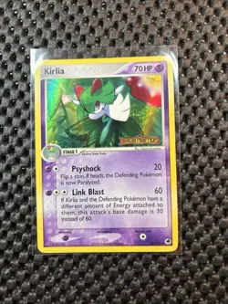 Kirlia 32/101 Reverse Holo Stamped (2006) EX Dragon Frontiers Pokemon TCG - Image 1