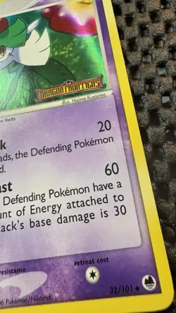 Kirlia 32/101 Reverse Holo Stamped (2006) EX Dragon Frontiers Pokemon TCG - Image 5