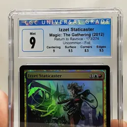 MTG - Return to Ravnica - Izzet Staticaster - Foil - Graded - CGC 9 - Image 3