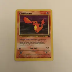 Charmander 50/82 Team Rocket Pokemon TCG - LP - Image 2