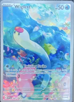 Pokemon Wiglett Illustration Rare Holo 206/198 SV01 Scarlet & Violet 50 HP - Image 1