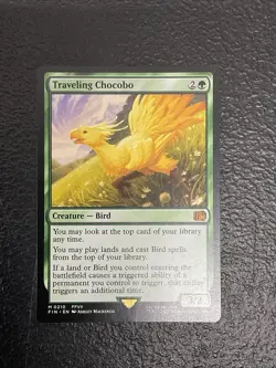 MTG Traveling Chocobo Final Fantasy Regular English Mythic 0210 NM - Image 1