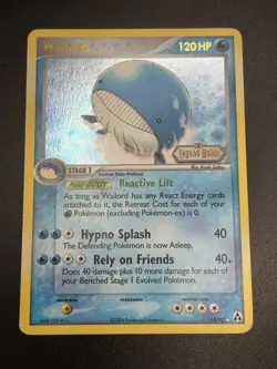 2006 WAILORD Pokemon Card #14 14/92 Legend Maker Stamped Reverse Holo MP - Image 4