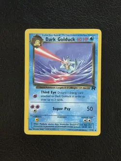 Dark Golduck 37/82 Team Rocket Unlimited Pokemon | MP - Image 1