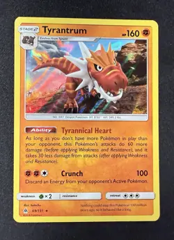 Tyrantrum - 69/131 - Reverse Holo Holo Rare - Forbidden Light - Pokemon Card - Image 1