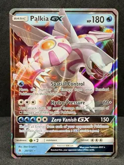 Palkia GX 20/131 Forbidden Light Ultra Rare Holo Pokemon Card LP - Image 1