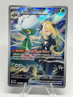 Cynthia's Roserade 184/182 Sv10: Pokemon Destined Rivals Holo Near Mint - Image 1