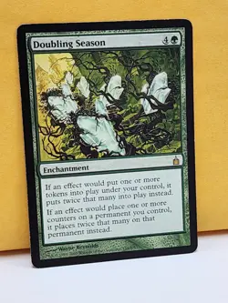 1x Doubling Season, MP (see photos), Ravnica: RAV, Magic: the Gathering, MtG - Image 3