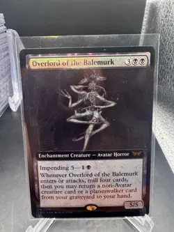 Overlord of the Balemurk (Extended Art) FOIL - MTG Duskmourn #0377 PACK FRESH - Image 1