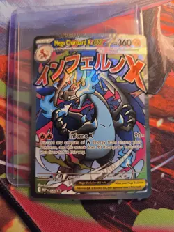 Mega Charizard X ex 023 - 2025 Black Star Promo Ultra Premium Collection NM 7 - Image 1