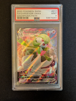 2020 Pokemon Gardevoir VMAX #017 SWSH Champion's Path PSA 9 - Image 1