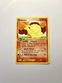 2004 POKEMON EX HIDDEN LEGENDS 22 NINETALES RARE - Image 1