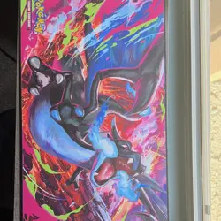 Pokemon Charizard TCG Standard Playmat 24x14in Neoprene Non-Slip Mousepad - Image 1
