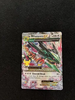 Pokemon M Rayquaza EX Ultra Rare Holo Roaring Skies 76/108 220 HP celebrations - Image 2