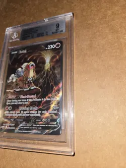 2023 Pokemon Crown Zenith FA Entei V GG36/GG70 Galarian Gallery BGS Sub Grades - Image 2