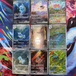 Pokemon 151 Complete Starters 9 card Evolution Set: Charizard Venusaur Blastoise - Image 2