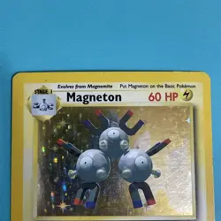 Pokemon TCG Magneton 9/130 Holo Rare Base Set - Image 3