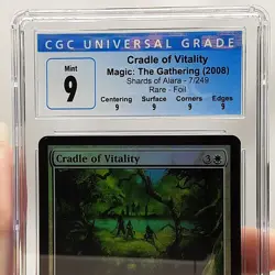 MTG - Shards of Alara - Cradle of Vitality - Foil - Graded - CGC 9 - Image 3