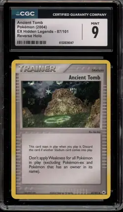 Pokemon Ancient Tomb EX Hidden Legends Reverse Holo #87 CGC 9 Mint - Image 1