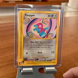 Porygon 103a/147 Aquapolis e Reader Pokemon TCG WOTC LP - Image 1