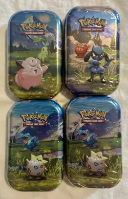 2026 Pokemon TCG Mini Tin Set of 4 Ascended Heroes New Sealed (One of each art) - Image 1