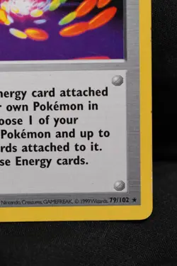 Super Energy Removal *Shadowless* 79/102 Base Set Regular Rare Pokemon TCG - Image 5