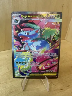 Pokemon Mega Evolutions Mega Venusaur Ex 177/132 Special Illustration Rare - Image 1