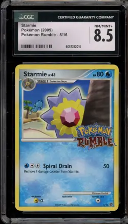 Pokemon Starmie Pokemon Rumble #5 CGC 8.5 - Image 1