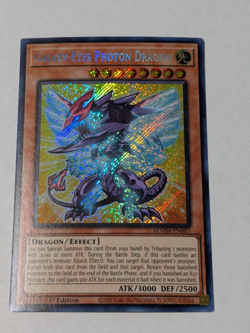 Galaxy-eyes Photon Dragon Chibi Art Secret Rare Yugioh! BLMM - Image 1