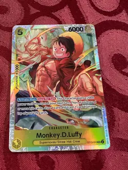 Monkey.D.Luffy ST13-015 - One Piece TCG - SR Foil Near-Mint Super Rare English - Image 1