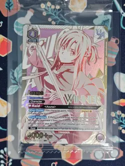 Union Arena Sword Art Online Rare Battle WINNER Asuna SAO-2-042 English Sealed - Image 1