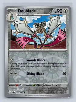 Doublade Reverse Holo SV04: Paradox Rift #133/182 Pokemon TCG - Image 1