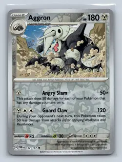 Aggron Reverse Holo SV06: Twilight Masquerade #122/167 Pokemon TCG - Image 1