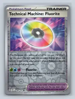 Technical Machine: Fluorite Reverse Holo SV08: Surging Sparks #188/191 Pokemon - Image 1