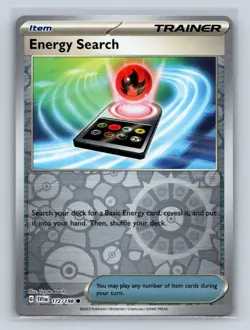 Energy Search Reverse Holo SV01: Scarlet & Violet Base Set #172/198 Pokemon TCG - Image 1