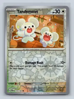 Tandemaus Reverse Holo SV04: Paradox Rift #153/182 Pokemon TCG - Image 1