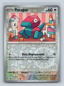 Porygon Reverse Holo SV04: Paradox Rift #142/182 Pokemon TCG - Image 1