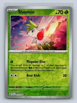 Shaymin Reverse Holo SV05: Temporal Forces #013/162 Pokemon TCG - Image 1