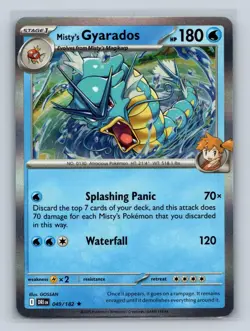 Misty's Gyarados Holo Rare #049/182 SV10: Destined Rivals Pokemon TCG - Image 1