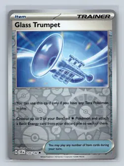 Glass Trumpet Reverse Holo SV07: Stellar Crown #135/142 Pokemon TCG - Image 1
