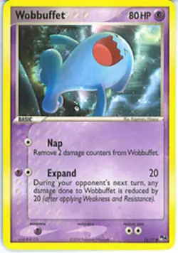 1x Wobbuffet - 16/17 - Common Moderately Played Pokemon POP Series - Image 1