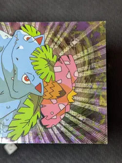 Venusaur #03 - 1999 Topps Pokemon Card Holo Foil Black Logo NM - Image 5