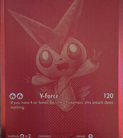 Victini Reverse Holo Pokemon TCG Card - English Standard Fire Type - Image 1