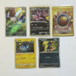 Pokemon Card Lot (5 Cards) - Vintage Full Hyper Ultra Rare IR SIR AR Holo SAR - Image 1