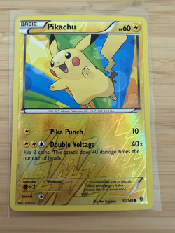 Pikachu 50/149 Reverse Holo Boundaries Crossed Pokemon Card LP - Image 1