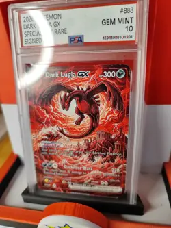 Pokemon Card DARK Lugia Gx SAR Signed UV Italian Artist Fancard 19 Of 33 - Image 4