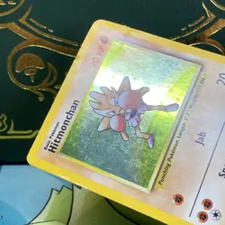 Hitmonchan 7/102 Holo Rare Base Pokemon Card HP / DMG - Image 4