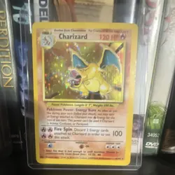 Charizard 4/102 Base Set Holo Rare 120 HP Pokemon Card English 1999 - Image 1
