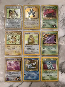 Vintage Holo Pokemon Card Lot – Base Set, Jungle, Gym (English & Japanese) - Image 2